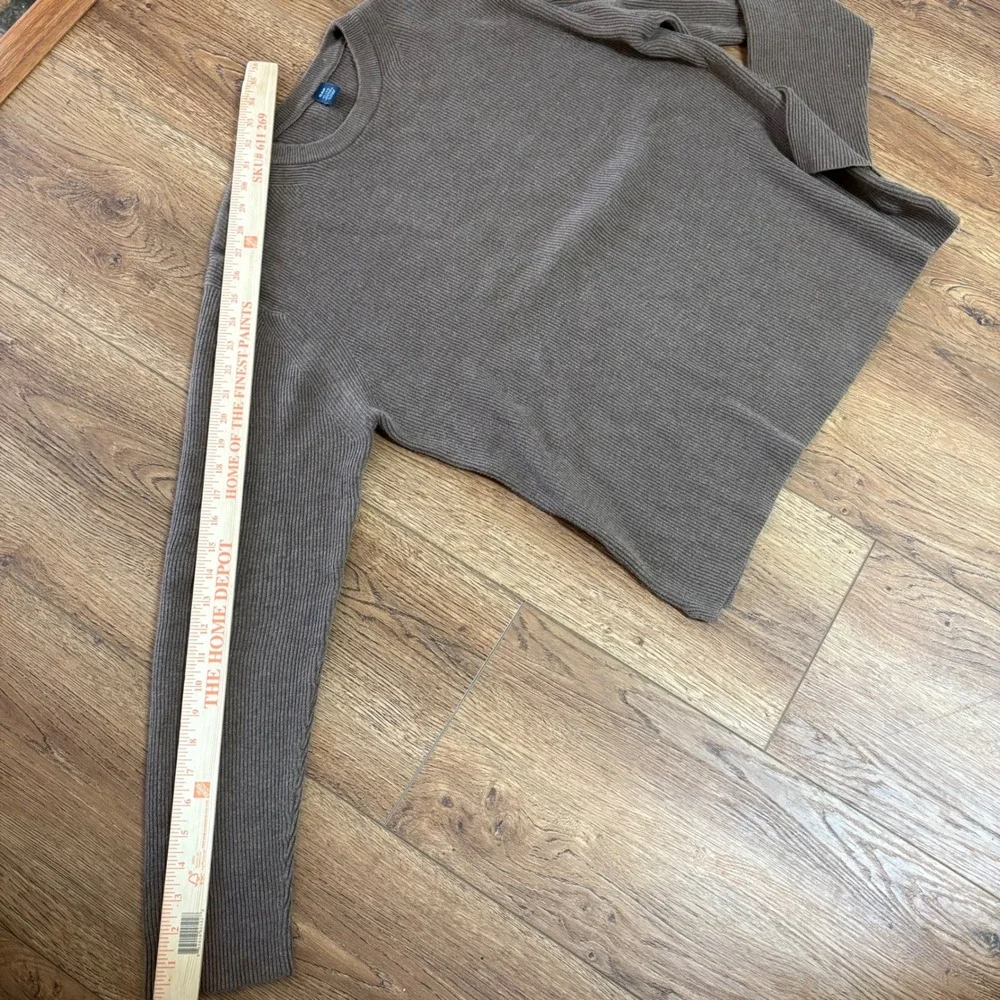 Vintage‎ Gap Sweater Mens XL Brown Cotton Knit Crewneck Pullover Hong Kong y2k